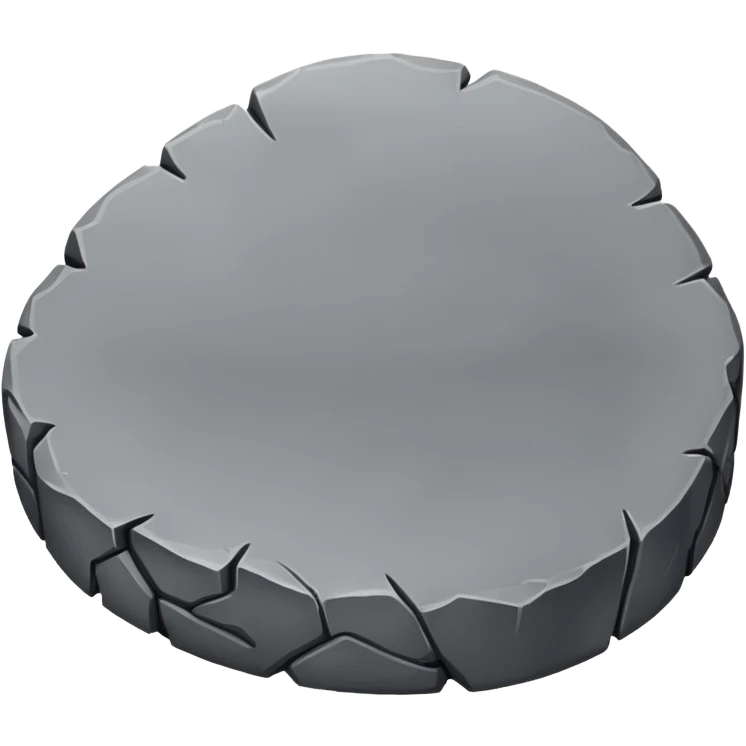stepping stone, realistic texture emoji