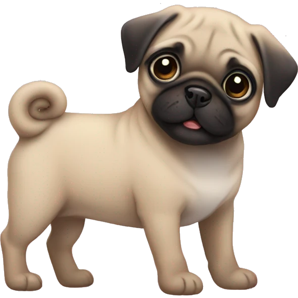 a baby pug emoji