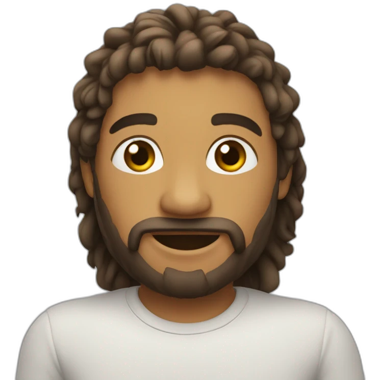 Jul avec une obergine emoji