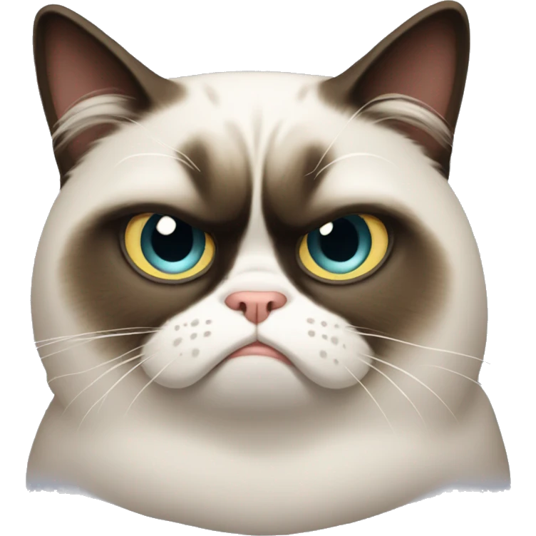 Grumpy cat emoji