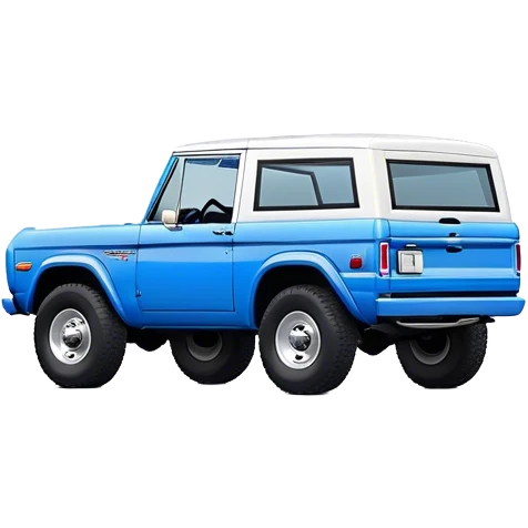Ford Bronco - Ford (Model Year: 2021) (Iconic colour: Blue) emoji