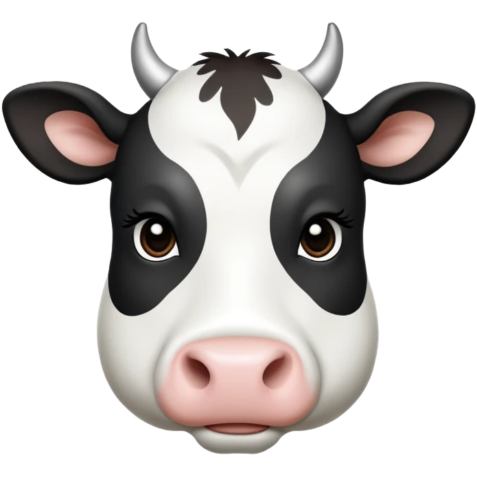 cinematic-noble-black-and-white-cow calf-portrait-emoji,-poised-and-regal,-with-a-large,-sturdy-build-and-a-beautifully-patterned-hide-of-rich-black-accented-by-crisp-white-patches,-deep-set-soulful-brown-eyes,-simplified-yet-sharp-and-sophisticated emoji