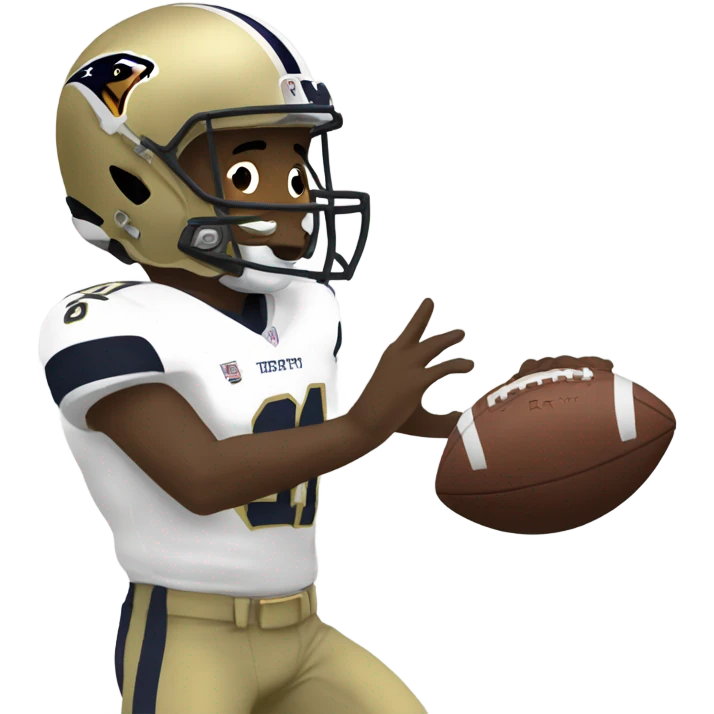 Washington commander catching TD  emoji