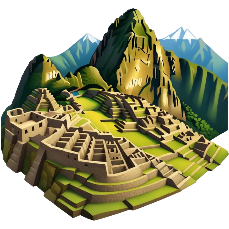 machu pichu, no frame emoji