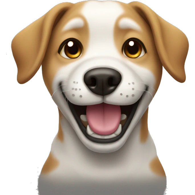 Dog singing Chinese  emoji