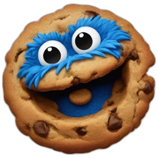 cookie monster emoji