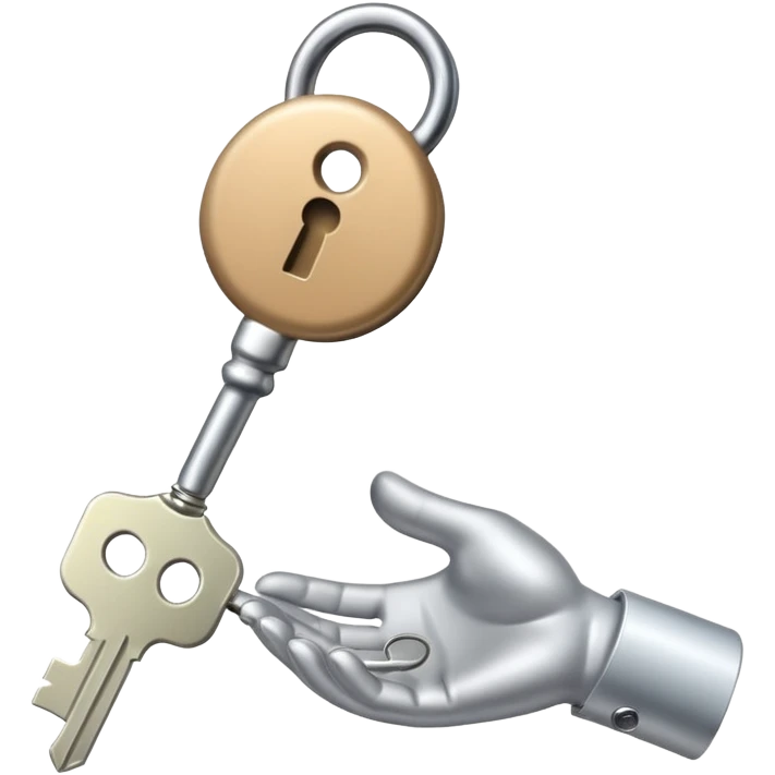 handing over the key emoji