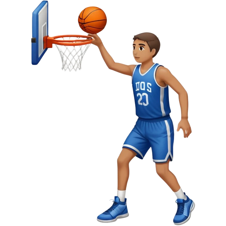 Man shooting basketball  emoji