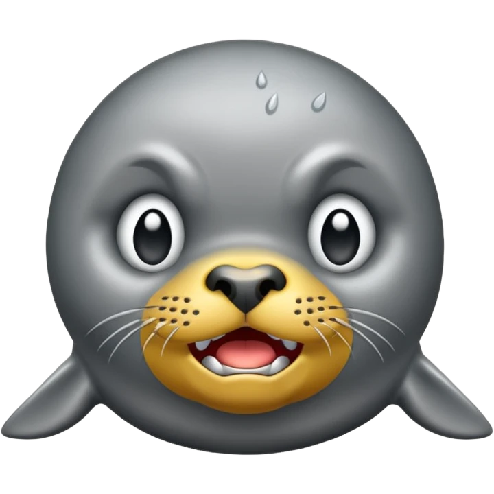 Angry seal emoji