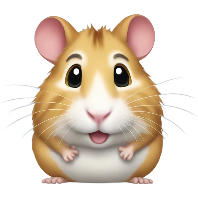 hamster wearing crocs emoji