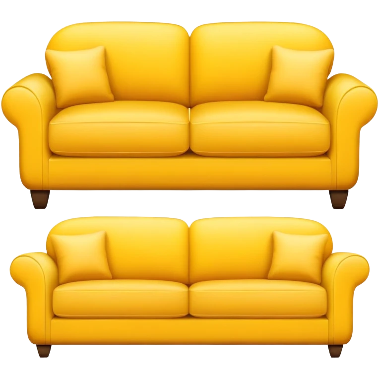 Yellow sofa emoji