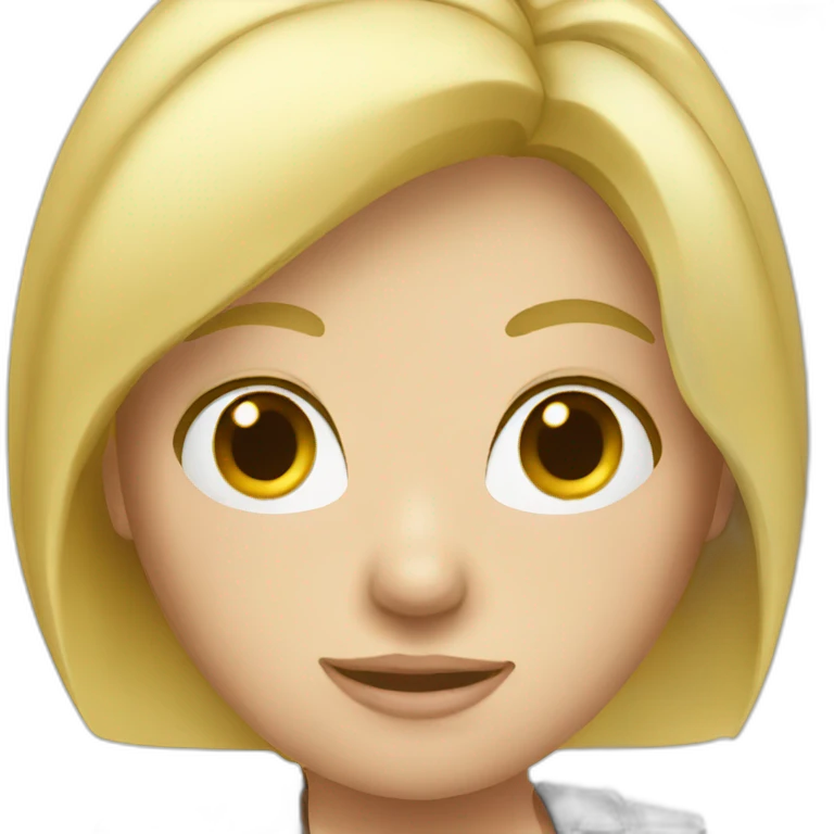 blonde reception  emoji