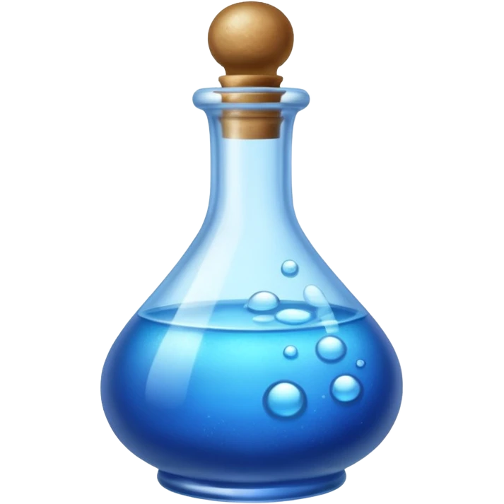 pozione blu  emoji
