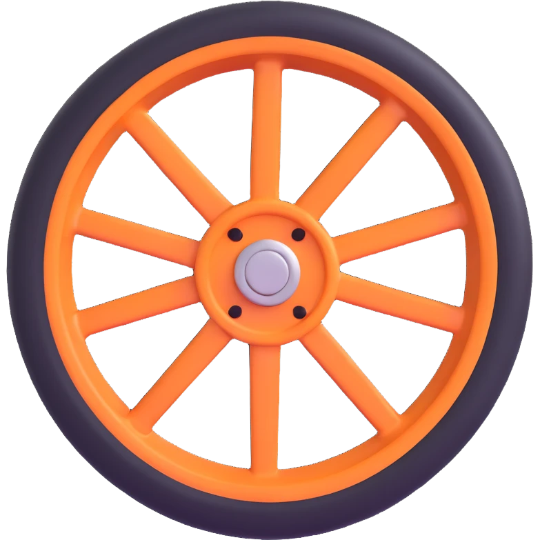 A wheel emoji