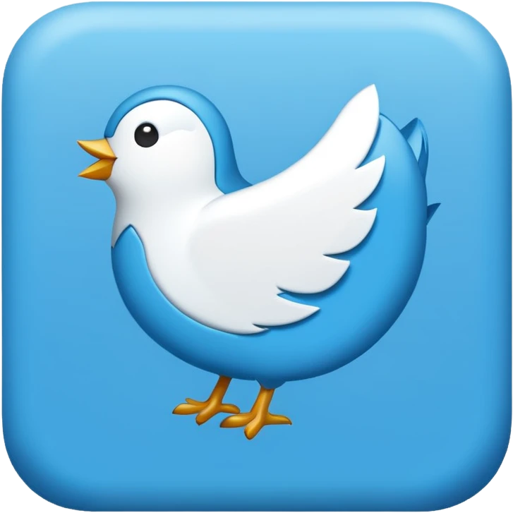 x twitter logo emoji