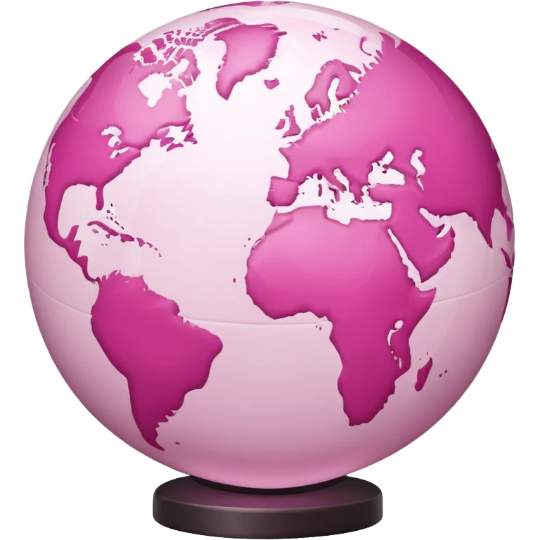 mix light pink dark pink and white girly globe with WWW in big letters under it.
It looks like an internet bar icon. emoji