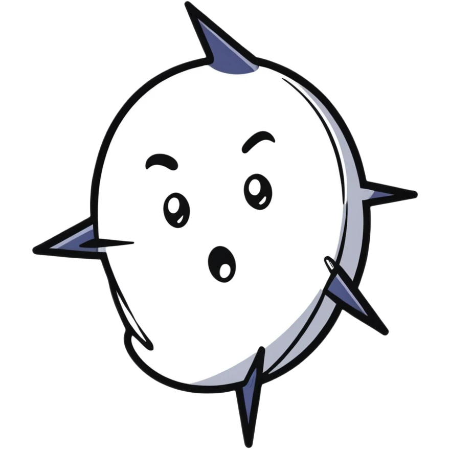 shocked expression with lightning bolts emoji