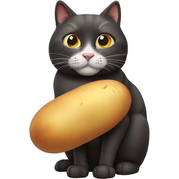 cat with potato head emoji