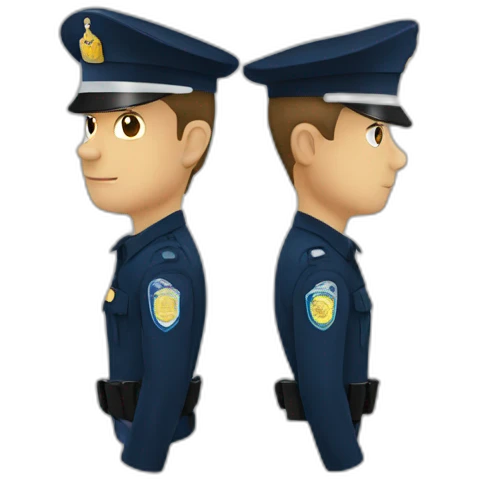 Policía militar emoji