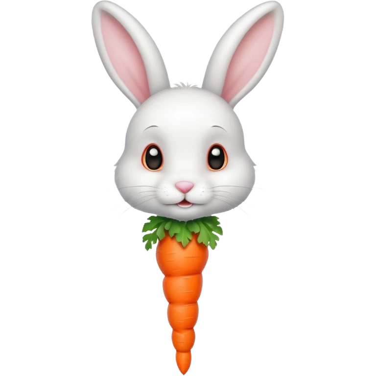 bunny with carrot emoji