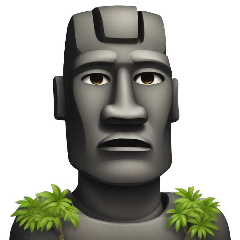 moai thinking emoji