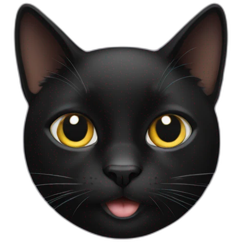 black cat emoji