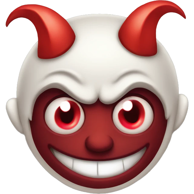 Devil emoji with heart eyes emoji