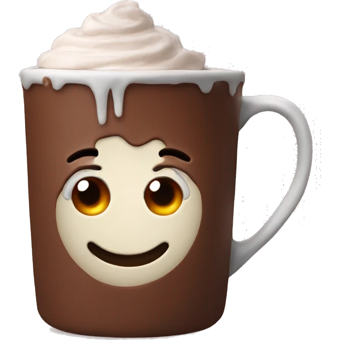 Hot chocolate in a mug emoji