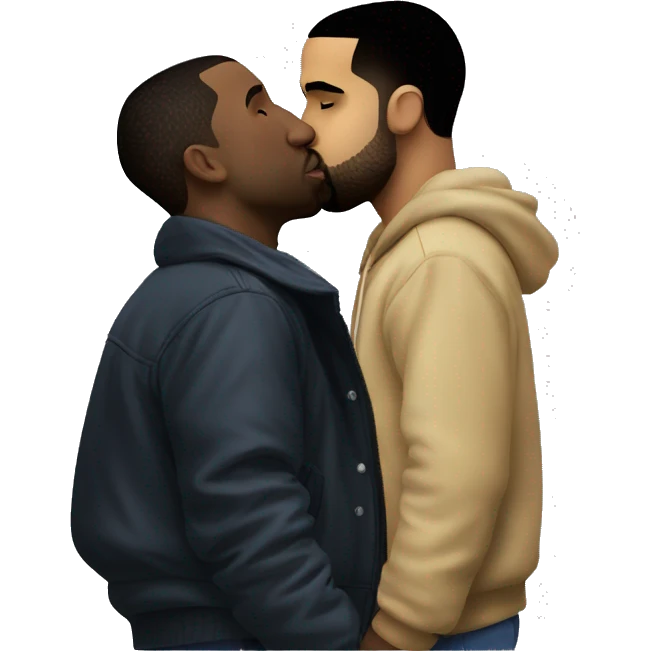 P. Diddy kissing Drake emoji