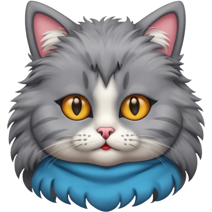 cat with funny costume emoji