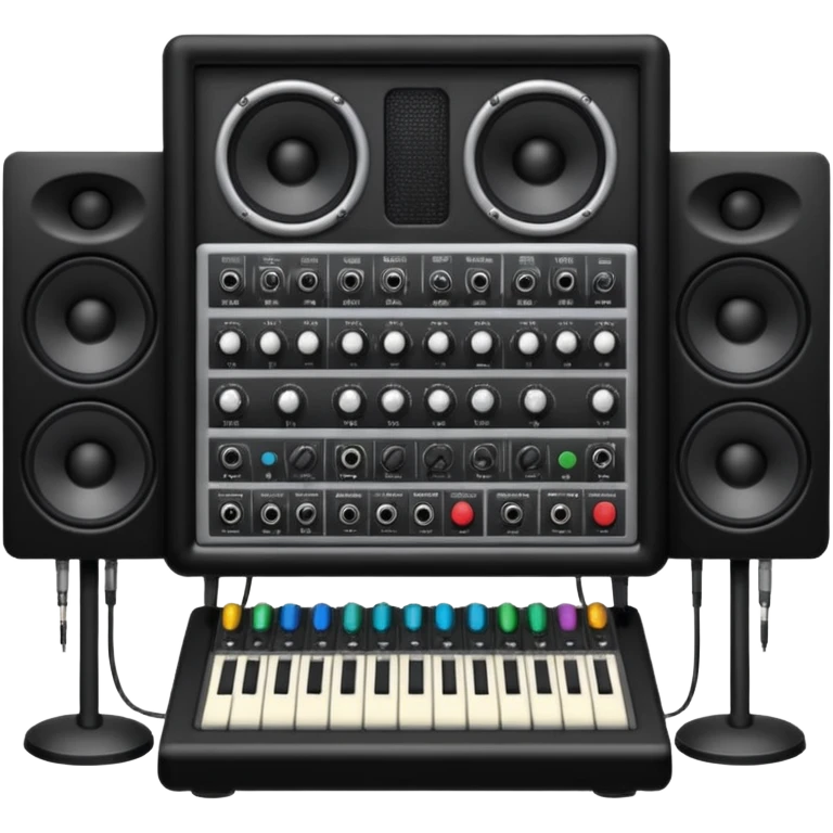 create a series of images for Theatre audio equipment Inventory  emoji