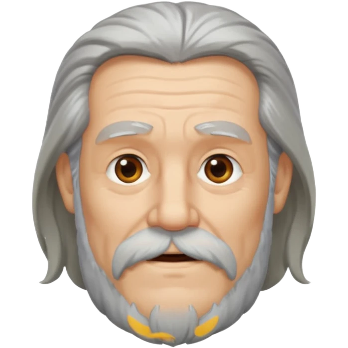 long haired bearded old man emoji