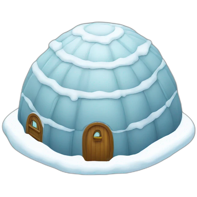 igloo think smart emoji