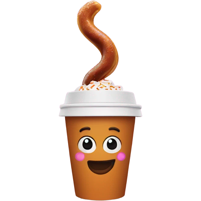 Dunkin Donuts hot cups emoji