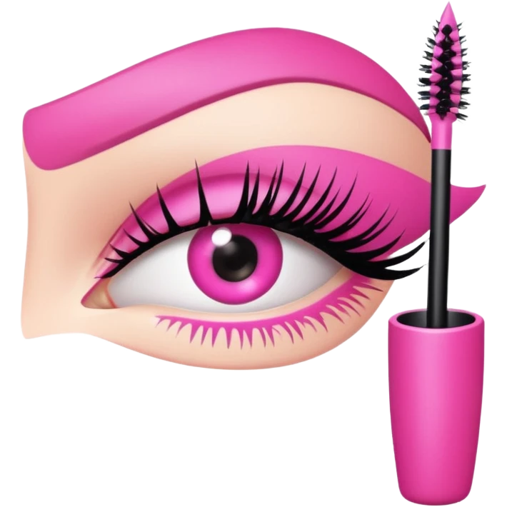 pink mascara emoji