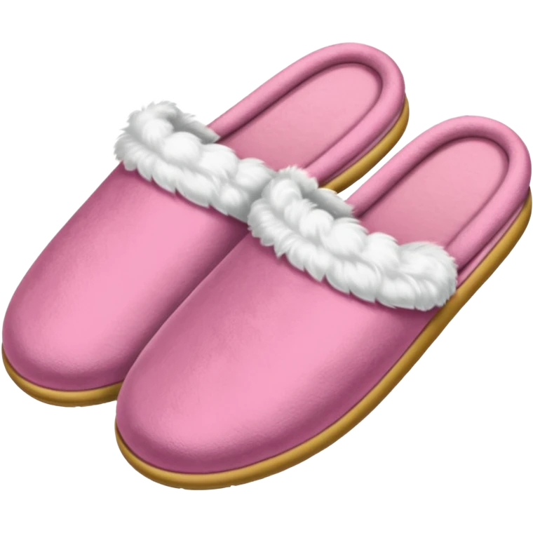 A pink house slipper thrown by the mother. emoji