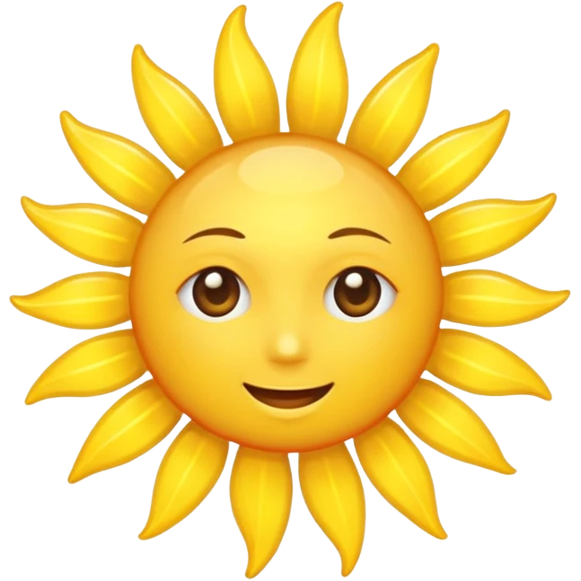 Sun emoji emoji