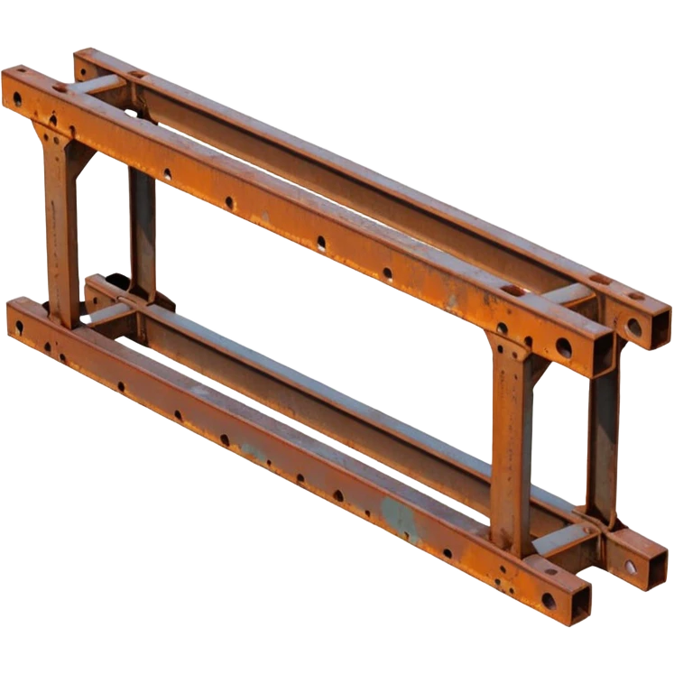 I-beam steel girder for construction emoji