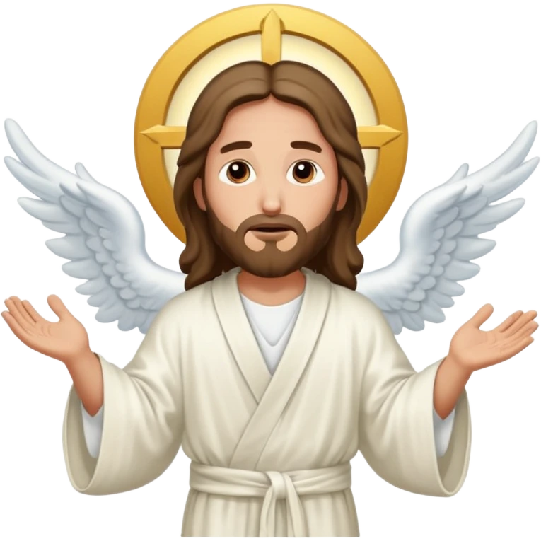 jesus fly to the heaven emoji