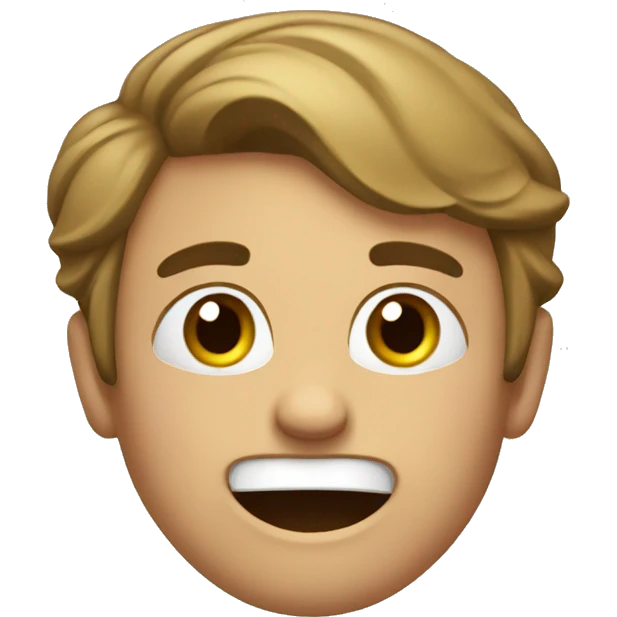 A happy but irritated day. emoji