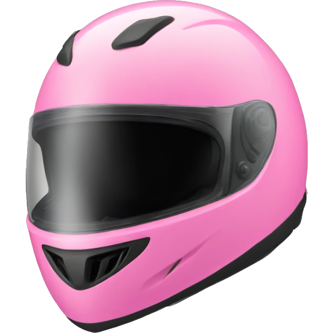 Pink helmet motorbike  emoji