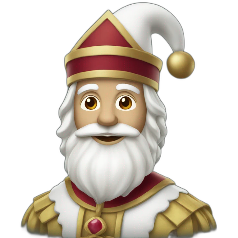 White Sinterklaas emoji