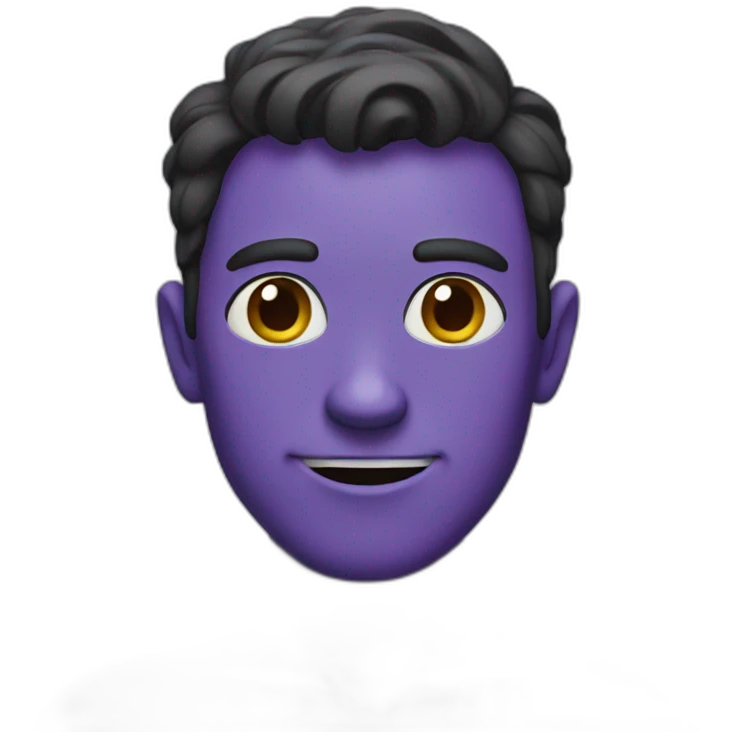 purple guy emoji