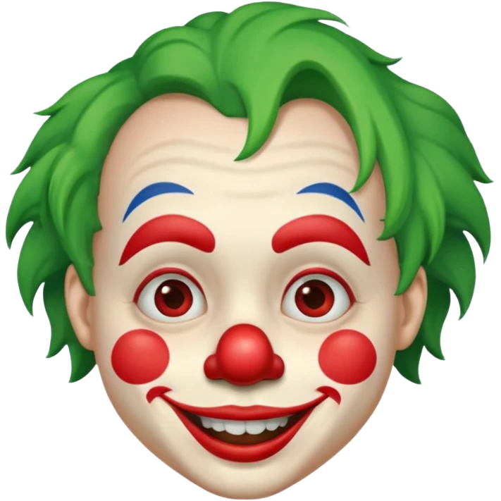 clown with green hair emoji