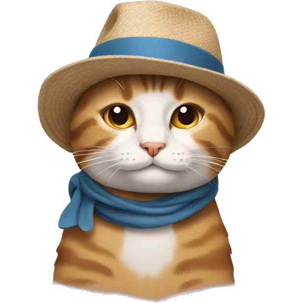 Cat wearing hat  emoji