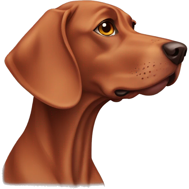 Viszla dog emoji