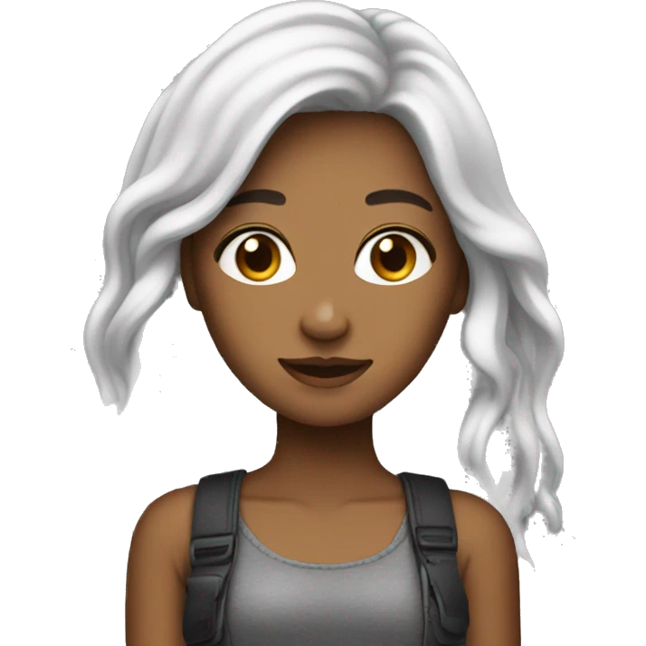 create an emoji of a girl that is popstar, actor, adventurous emoji