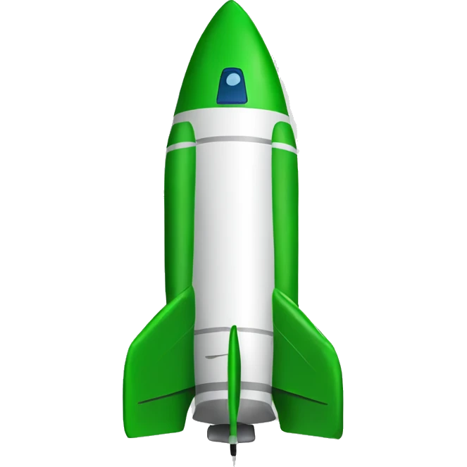 the greeen rocket emoji