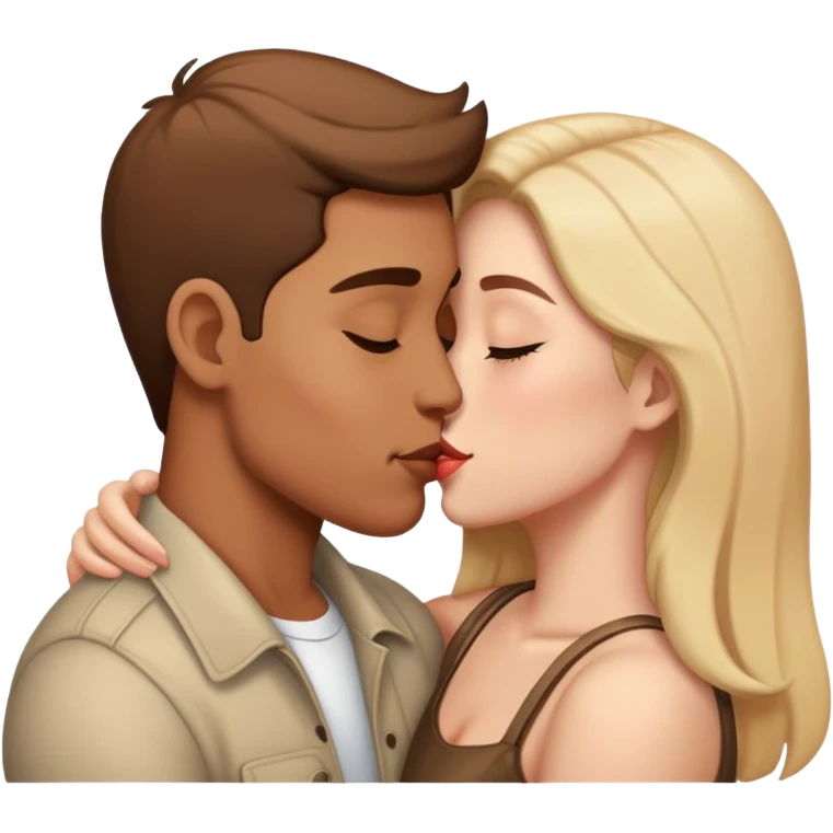 Beso de 3 emoji