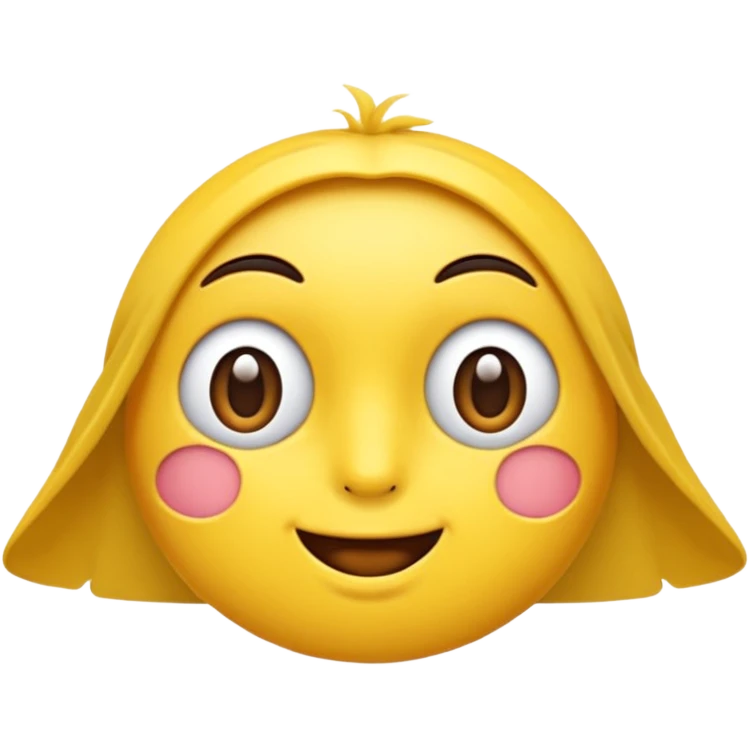 Нежно желтое сердце emoji